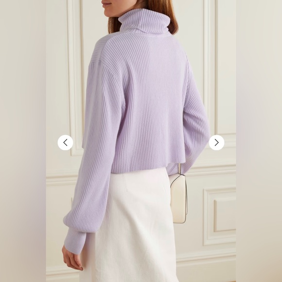 EUC REFORMATION Cashmere Turtleneck Sweater, Size Medium - Picture 6 of 6